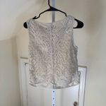 A New Day  NWT Women's Crochet Tank Top Tan Size S Photo 4