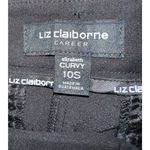 Liz Claiborne Womens Dress Pants Size 10 Career Pants Black Bootcut Pockets NWT Photo 2