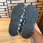 Crocs Black Sunflower Fur Lines Clogs Size 11 Photo 7