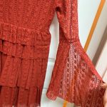 Chelsea & Violet Rust Red Lace Dress Photo 2