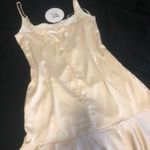 Princess Polly NWT White Cream Ivory Satin Mini Dress Marilyn Monroe Photo 3