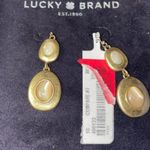 Lucky Brand  Gold Tone Dangle Drop Earrings Photo 0