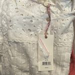 Love Shack Fancy NWT Baxter Long Sleeve Cotton Eyelet Mini Dress Photo 3