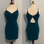 Lulus Dear Desires Teal Blue Bodycon V Photo 11