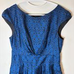 Banana Republic  Geometric Chainlink Silk Cap Sleeve Dress Size 8 Photo 1