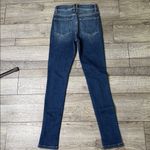 Vervet Flying Monkey Dark Blue Distressed Skinny Jeans Photo 6