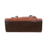 Fossil  Claire Cow Leather Mini Satchel Bag Brown Classic Office Preppy Timeless Photo 10