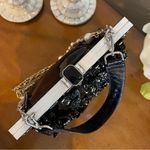 Dolce & Gabbana NWOT Black Floral Crystal VANDA Bag Chic, Bold & Glamorous Photo 5