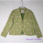 Free People New!  Cali Printed Blazer -‎ Moss Combo, size M Photo 6
