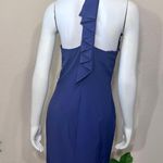 Anthropologie C Luce Blue Ruffle Button Down Dress Photo 10