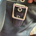 Coach Authentic 1941 (VINTAGE) leather/canvas zip top closure shoulder bag Photo 3