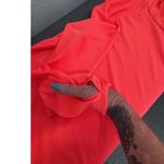 Cascade Sport Performance Orange Cowl Neck Long Sleeve Top | Women’s L Photo 5