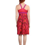 prAna  Women’s Amaya Dress Size Medium in Berry Scallop Photo 8