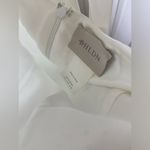 BHLDN  halter neck satin dress with slit white size M Photo 3