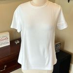Vintage White Cotton Knit Short Sleeve Photo 2