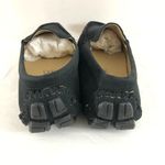 Ruizu Womens Loafers Flats Faux Suede Square Toe 7 Black Photo 2