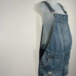 Indigo Blue Maternity Overalls Size Large Photo 1