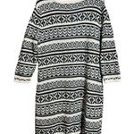 Maurice's Tunic Sweater Dress Womens XL Multicolor Boho Stripe Print Pullover Photo 5