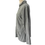 Soma Soft Gray full front zip lounge jacket Live Lounge Wear Top Size medium Photo 2