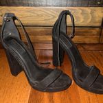 Black Suede Pump Heel 6 Photo 0