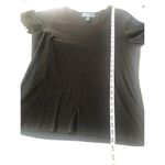 Karen Scott women's black knit tee shirt XL Photo 4