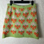 ZARA | Floral Jacquard Sweater Mini Skirt NWT Size M Photo 0