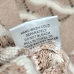 Modcloth Wool Blend A New Kind Of Wave Cardigan Sweater Tan Cream Size Medium Photo 8