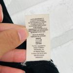 Free People  Black Cold Shoulder V Neck Tunic Top Shirt XS Photo 9