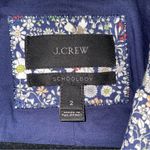 J.Crew Schoolboy Blazer Size 2 Liberty Floral Navy Academia Preppy Office Career Photo 3