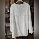 H&M  sequins bow dress long sleeve a-line sparkly party new year’s bridal vegas Photo 3