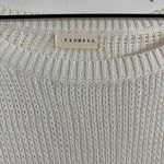 Prómesa Promesa White Fringe Knit Sweater Size XL Photo 1