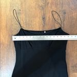 Silk blend little black dress with lace trim hem, size 8 Photo 11