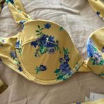 We Wore What NWT , BIKINI, Golden Hour Floral, Underwide Top, High Rise Bottom med Photo 2