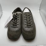 COS NWB  MINIMAL LEATHER SNEAKERS size 41 unisex W 11 M 8.5 khaki green Photo 7