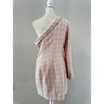BLITHE Asymmetrical Tweed Pink Blazer Dress size Large New With a Tags Photo 4