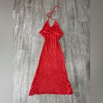 May & July Chic Backless Red Dress Photo 1