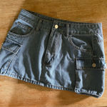 SheIn Trendy Blue Cargo Mini Skirt Photo 0