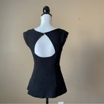 Free People | Black Wallflower Peplum Top Sz XS Photo 34