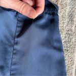 J. Jill Flowy Blue Relaxed Shoulder Short Sleeve Button Down Blouse Shirt S Size undefined Photo 5