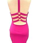 XTaren Bodycon Halter Strappy Back Mini Dress Pink Size Small NWT Photo 1