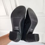 Toms Ankle Boots Mila Bootie Black Suede Leather Heel Slip On Ankle Strap Sz 8 Photo 6