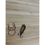 8 Other Reasons REVOLVE Bling It On Ring Set Gold Womens Size OS Photo 4