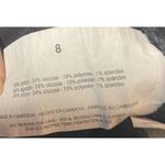 Nine West Women's Size 8  Jeans Black‎ Mid Rise Shorts Denim Stretch Gold Buttons Photo 6