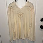Vintage Havana  Ivory V-Neck Sweater Photo 5