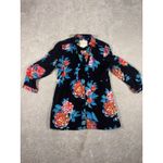Maeve by Anthropologie Woodland Walk blouse black With Floral Cinch Waist 0 Photo 2