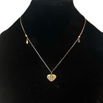 ALEX AND ANI gold tone Path of Life heart pendant necklace Photo 0
