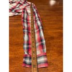 Eddie Bauer Women’s Travex Plaid Long Sleeve Shirt XS Red Outdoors Button Down Photo 5