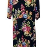 Anthropologie Ett:Twa by Coreyell Black Floral Turtleneck Dress Size XS Photo 0