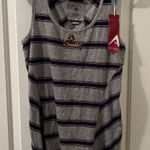 Antigua East Carolina University ECU Pirates Women's Striped Tank Top Shirt Size M Photo 0