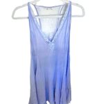 Free People Intimately  Lacy Racerback Mini Sleep Slip Periwinkle V Neck Photo 4